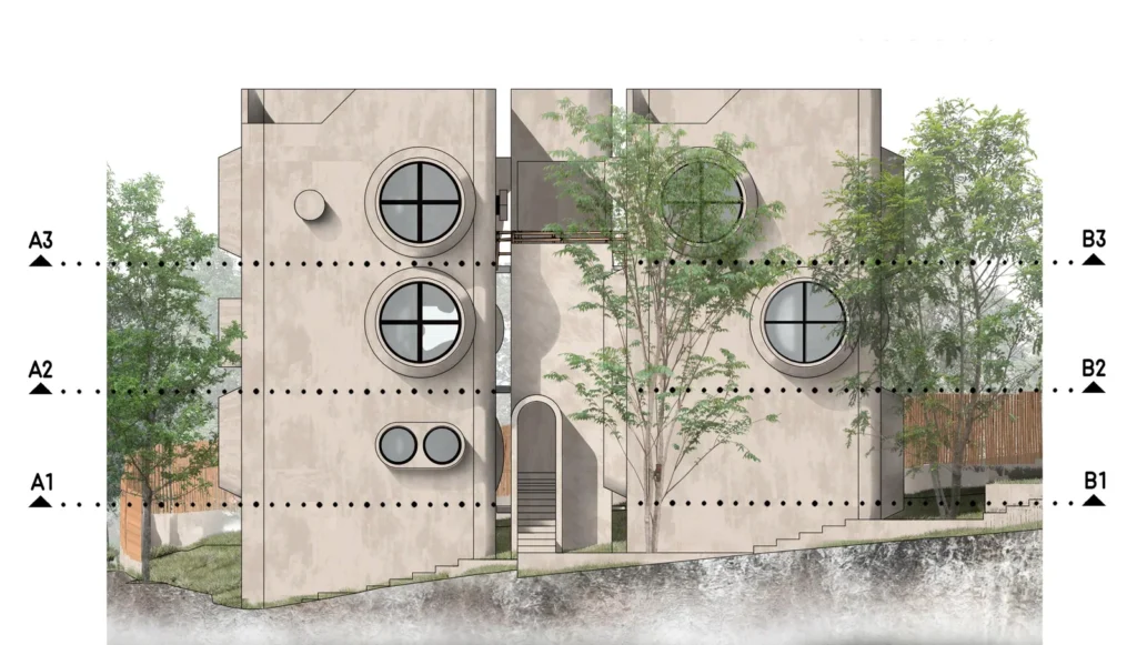 Visualización arquitectónica de Sixa Nido en Oaxaca